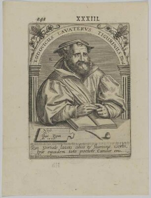 Bildnis des Ludovicus Lavatervs