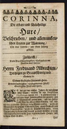 Corinna, Die erbare und scheinheilige Hure/ ...