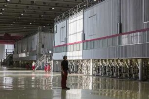 Papierfabrik, Wartung der Papiermaschine