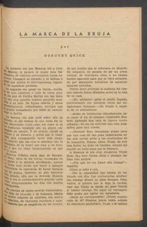 La marca de la bruja