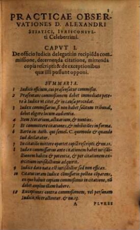 Observationes Practicae Tam In Procedendo, Qvam In Ivdicando non solum vtiles, verum etiam necessariae