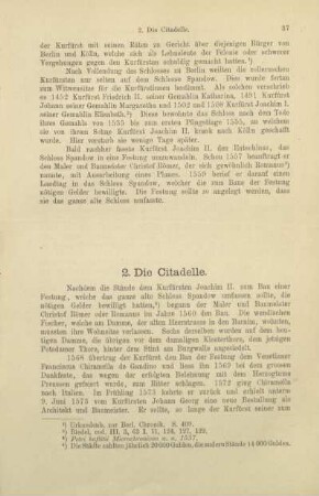2. Die Citadelle