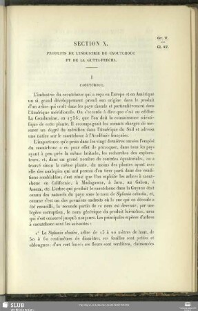 Section X. Produits De L'Industrie Du Caoutchoug Et La Gutta-Percha