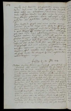 Freytag d 12 9bris 1734