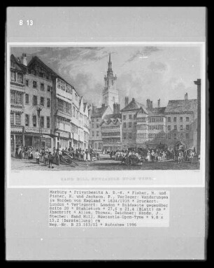 Wanderungen im Norden von England, Band 2 — Bildseite gegenüber Seite 20 — Sand Hill, Newcastle-Upon-Tyne