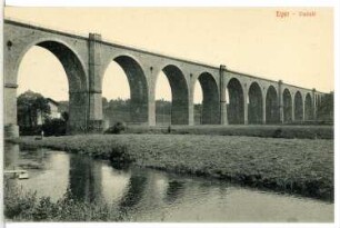 Eger (Böhmen). Viadukt (1865) über die Eger