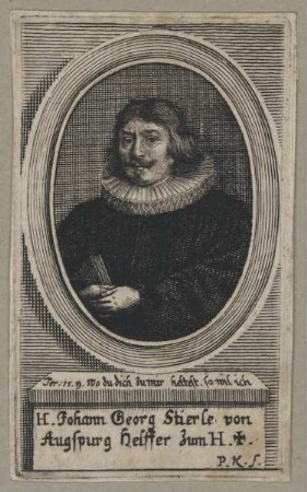 Bildnis des Johann Georg Stierle