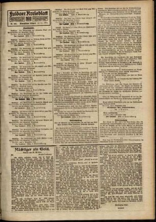 Zweite Ausgabe vom Samstag, den 22. November 1919.