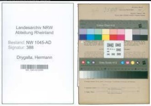 Entnazifizierung Hermann Drygalla , geb. 22.09.1909 (Bautechniker)