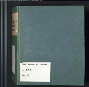 Gogerichtsregister Amt Varenholz