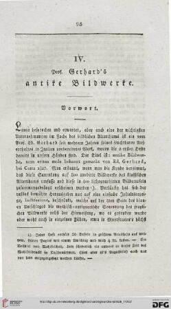 Prof. Gerhard's antike Bildwerke