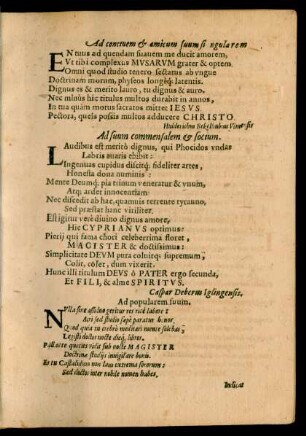 Ad concivem et amicum suum singularem