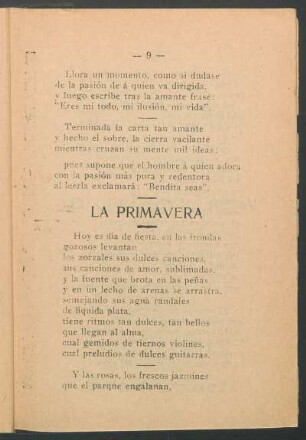 La primavera
