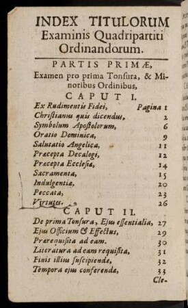 9v-12r, Index Titulorum