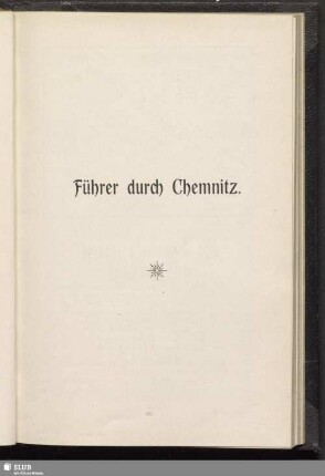Führer durch Chemnitz