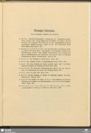 Benutzte Literatur
