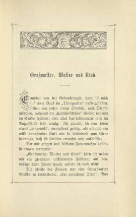 Großmutter, Mutter und Kind