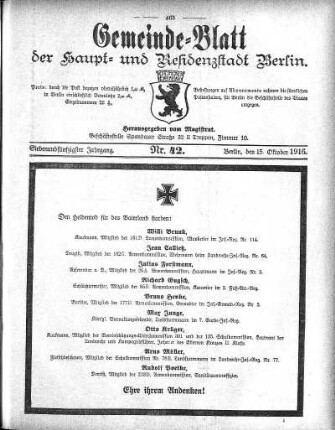 1916,42: Nr. 42, 15. Oktober 1916
