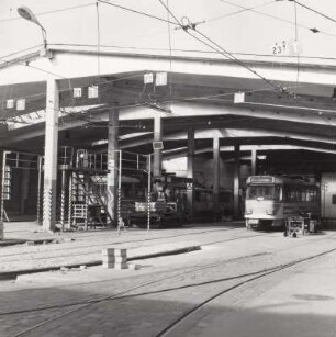 Leipzig, Straßenbahnhof Paunsdorf, Riesaer Str.