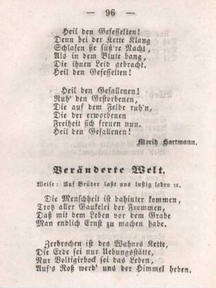Veränderte Welt