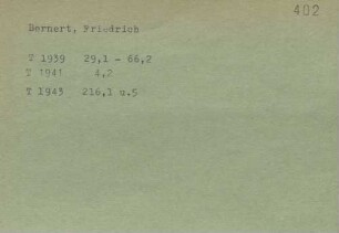 Bernert, Friedrich