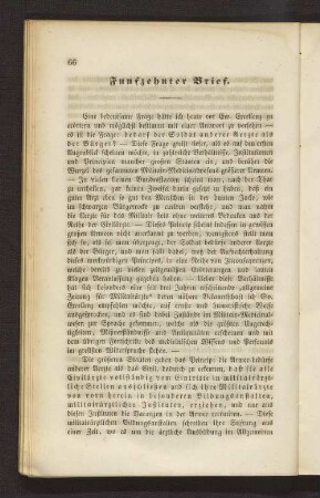 Funfzehnter Brief