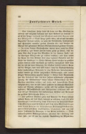 Funfzehnter Brief