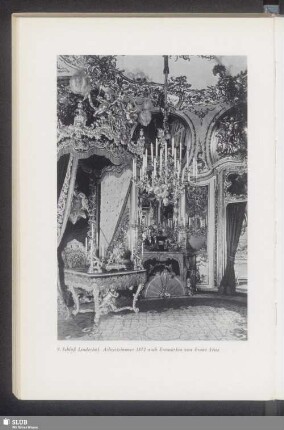 9. Schloß Linderhof. Arbeitszimmer 1872 nach Entwürfen von Franz Seitz