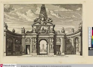 Desseins d'Arc de Triomphe [Entwürfe für Triumphbogen]