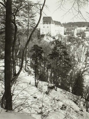 Burgk, Schloss : Burgk. Schloß. Ansicht von Süden