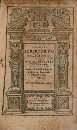 Illustrium scriptorum religionis Societatis Jesu catalogus