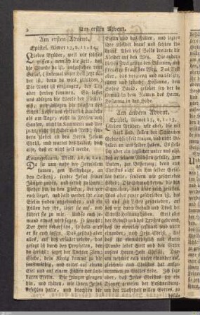 Episteln und Evangelia