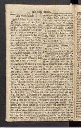 Episteln und Evangelia