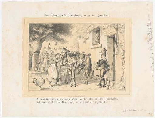 Der Düsseldorfer Landwehrmann im Quartier