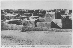 Agadez : Stadtansicht von Agadez