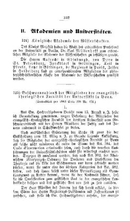 Königliche Akademie der Wissenschaften : [II. Akademien und Universitäten]