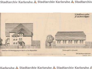 Beichel, Friedrich. Schulhaus Rüppurr. Schulhausneubau