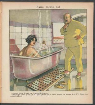 Baño medicinal - [Viñeta cómica]