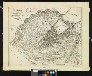 Hamburg zur Übersicht des Grossen Brandunglücks vom 5.-8. Mai 1842