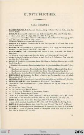 Allgemeines (Nr. 1-58)