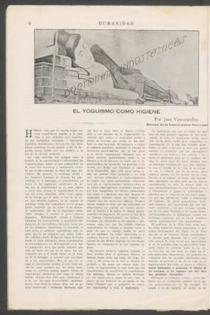 Doctrinas indostancias : El yoguismo como higiene
