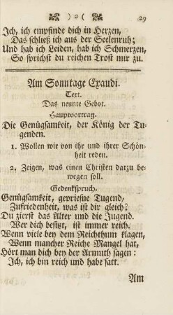 Am Sonntage Exaudi
