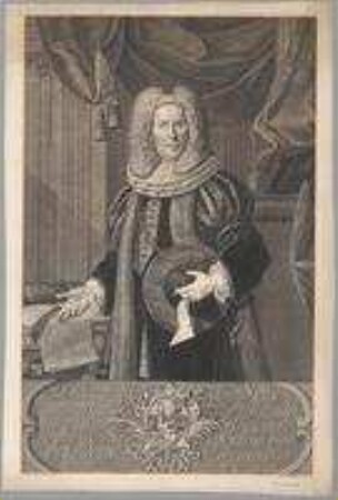 Johann Sigmund (Hans S. I.) Pfinzing, Septemvir und Vorderster Landpfleger; geb. 10. Januar 1665; gest. 10. März 1729