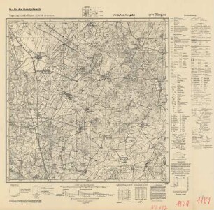 2497 Morgen, Topographische Karte 1:25000 (4cm - Karte)