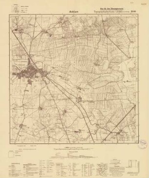 2148 Anklam, Topographische Karte 1:25000 (4cm - Karte)