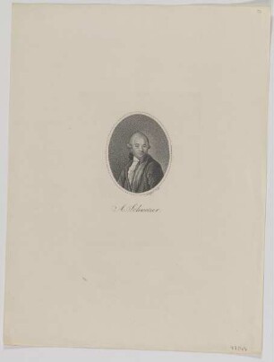 Bildnis des A. Schweizer