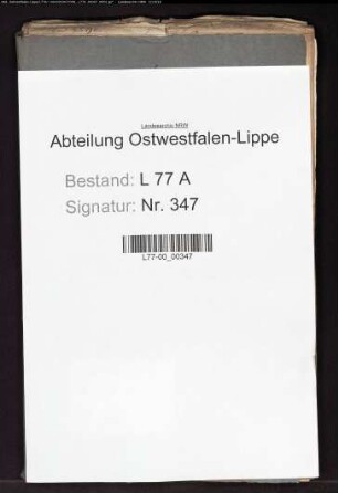 Umbau des Gefangenenhauses zu Schötmar