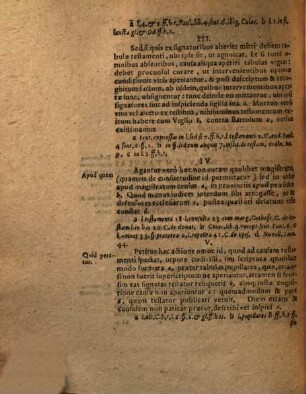 Disputatio Sexta Quintae Partis Pandectarum Ex Titulis III. IV. V. VI. VII. Lib. XXIX. Et TT. V. XLIII. Lib. FF. Ac Correspondentibus I. Caliisq. iuris civilis textibus Desumpta