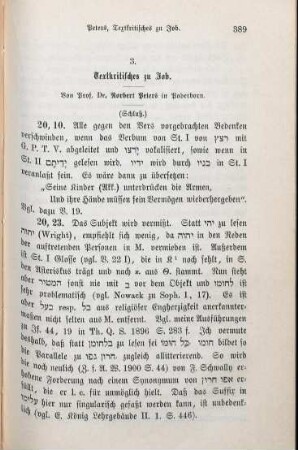 389-396 Textkritisches zu Job