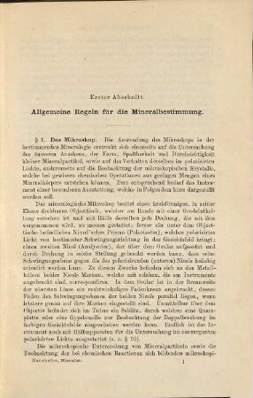 Leitfaden für die Mineralbestimmung